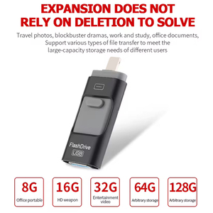Chiavetta Usb 4G 8G 32G 64GB memoria Pendrive Usb chiavetta Usb Otg chiavetta Usb per Iphone e Android chiavetta - Product Image 4