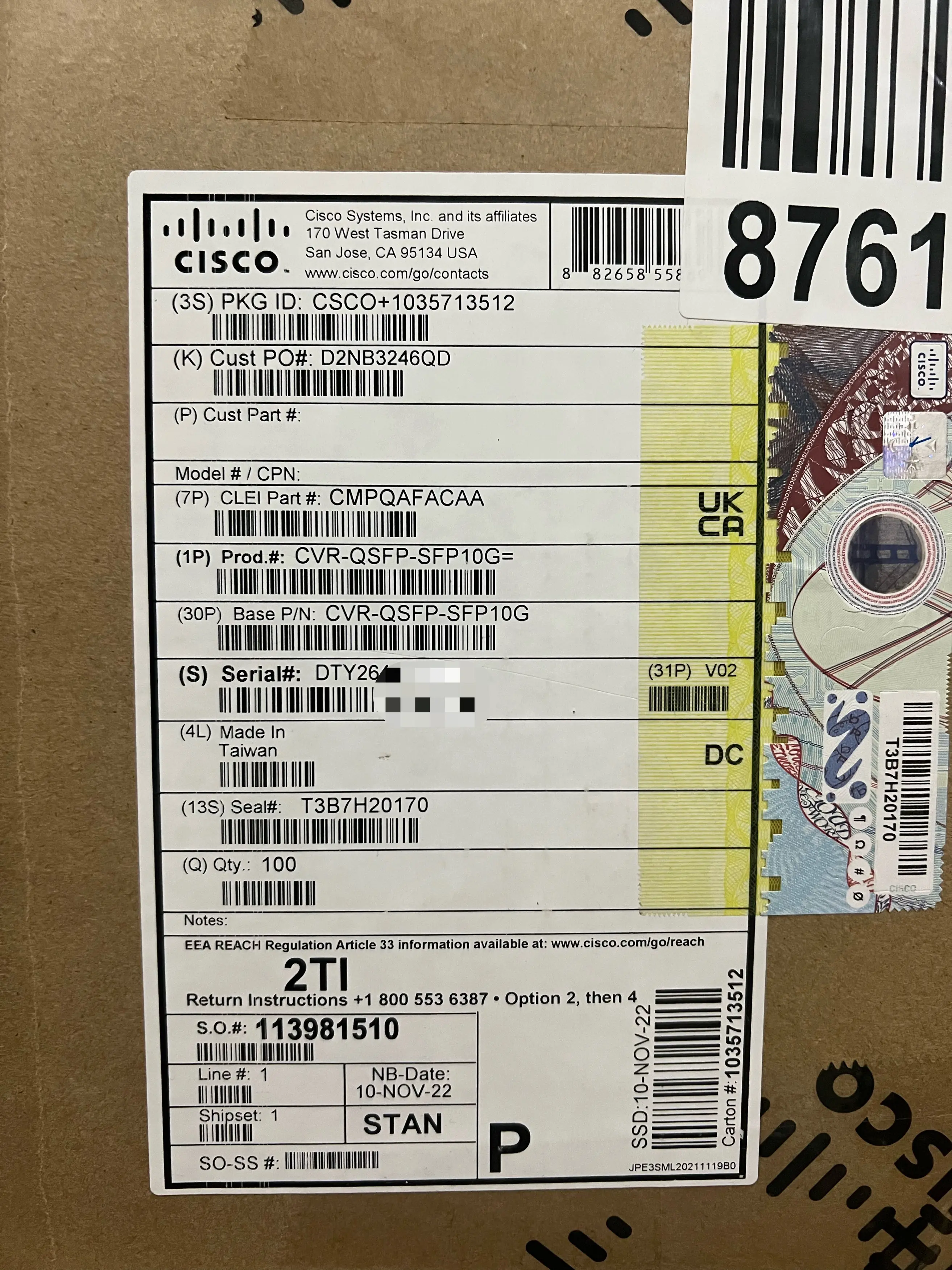 Cisco Original Neuziegelte einheitliche VoIP Telefon IP VOIP Telefon Cisco Systems kabelloses IP-Telefon kabelloses IP-Telefon CP-3905=