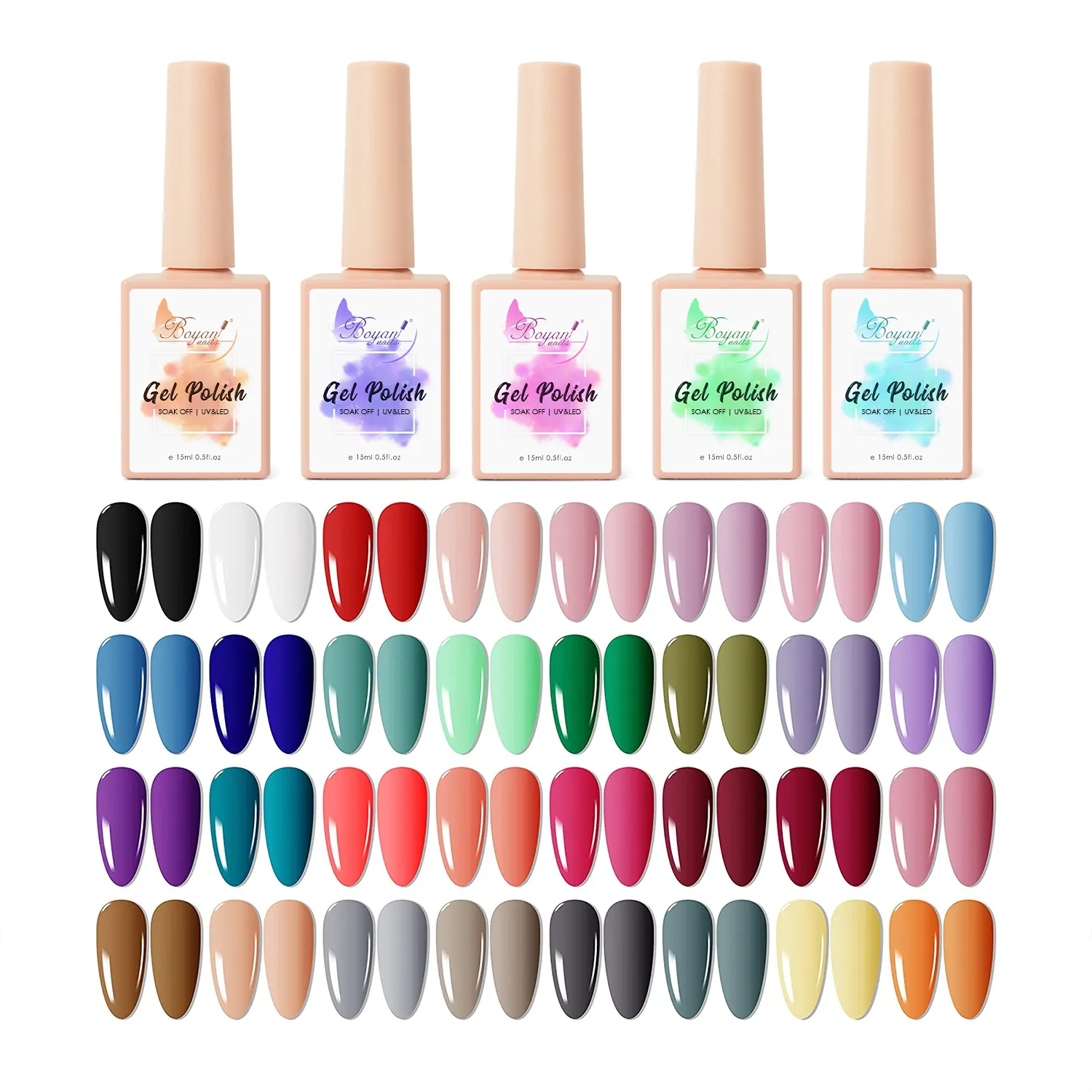 SCI natural top coat glitter soak off uv led manicure salon color gel x smalto per unghie