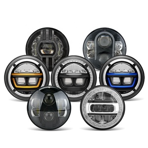 Motosiklet 7 inç Led far Led projektör araba sis Led ışık Drl Led dönüş sinyali cipler wwlerjk 4X4 Off Road işıklar - Product Image 1