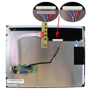 LCD-zu-VGA-Konverter LCD-Controller-Karte 30-polige LVDS-LCD-Treiber platine Controller LQ150X1LW94-Karte - Product Image 4