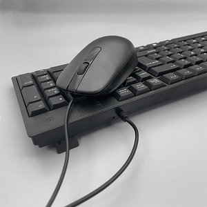 Kit combinado de ratón y teclado para ordenador/PC de oficina con cable USB básico, diseño personalizado de 104/105 teclas, Venta caliente - Product Image 6