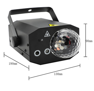 חם מוכר 16in1 הוביל כדור קסם לייזר כדור Rgb דיסקו משחק קרן אורות dmx אפקט dj אורות עבור מועדון Ktv