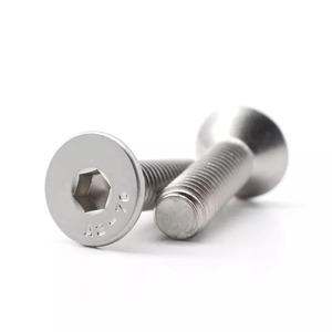 DIN 7991 ASME Hex ซ็อกเก็ตแบน Countersunk หัวสกรูที่กําหนดเอง M10 M12 M14 M16 M18 M20 1/4 3/8 1/2 5/8 3/4 7/8 - Product Image 5