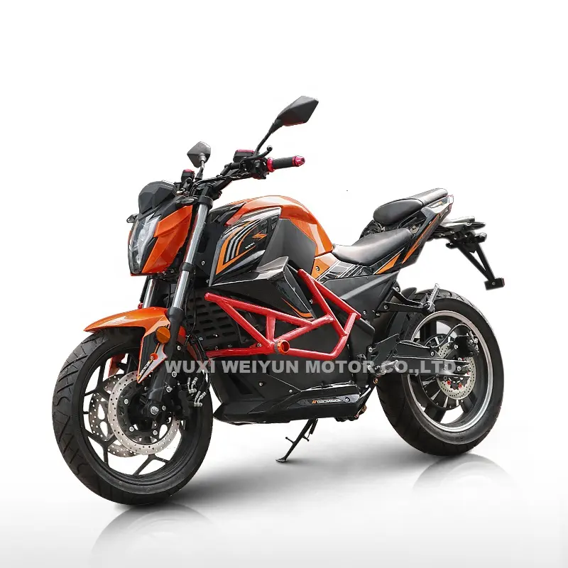 Yeni ucuz 5kw Motor daha hızlı daha daha güçlü elektrikli yarış motosiklet
