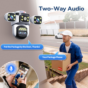 12MP Wifi <strong>Security</strong> Camera <strong>Motion</strong> <strong>Detection</strong> 10X Zoom 4 Lens Wifi 6 Wireless Outdoor PTZ CCTV Home <strong>Security</strong> <strong>System</strong> Camera - Product Image 5