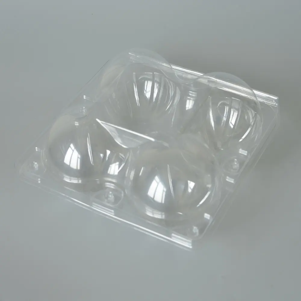 Fábrica personalizada plástico fresa punnet caja de embalaje desechable