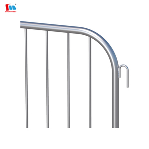 Nhà Máy Bán buôn khu vực vuông phân chia thép mạ kẽm giao thông công cộng đường chân phẳng kiểm soát đám đông rào cản - Product Image 2