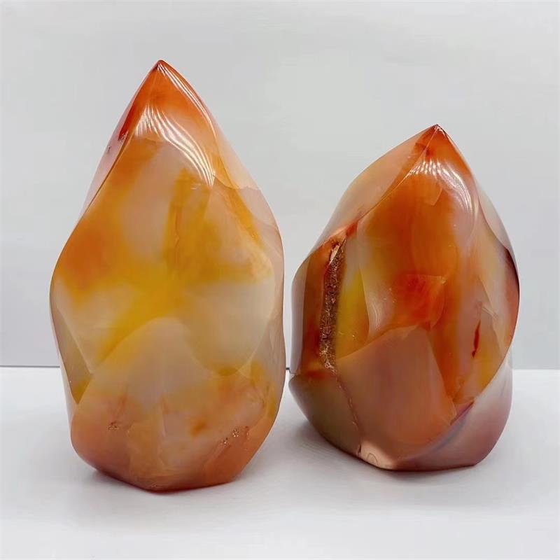 Toptan doğal yüksek kaliteli carnelian alev kırmızı akik kristal ücretsiz formu hediyeler süslemeleri için güzel akik - Product Image 3
