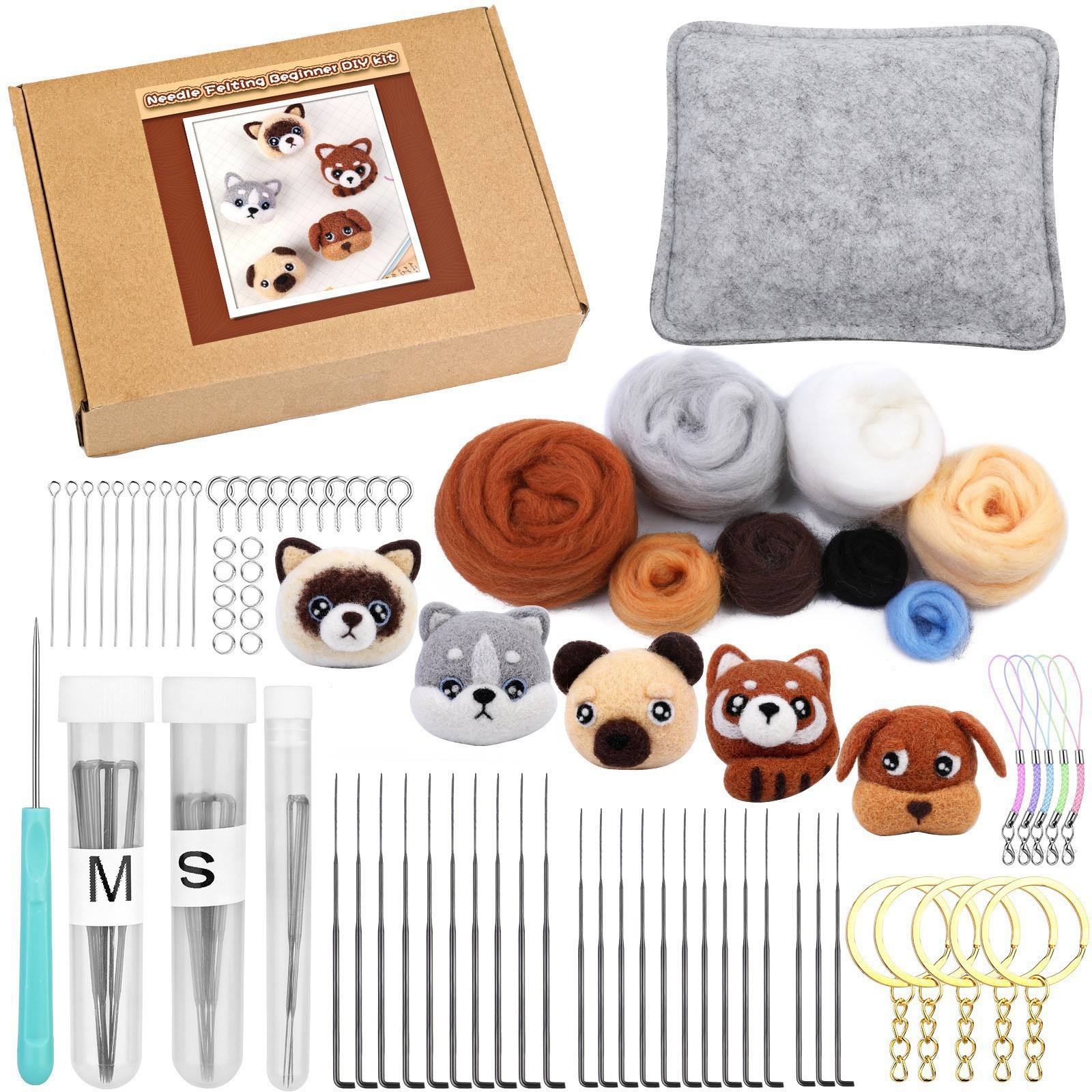 Dog head 5-piece set