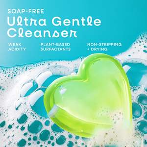 ניקוי פנים מאוזן אישית ph-konjac צורת לב בר סבון עם זרע תמרינדי חומצה היאלורונית - Product Image 4