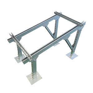 商用産業用ソーラーモジュール設置キット亜鉛メッキ鋼製レールUnistrut C-channelグラウンドマウント