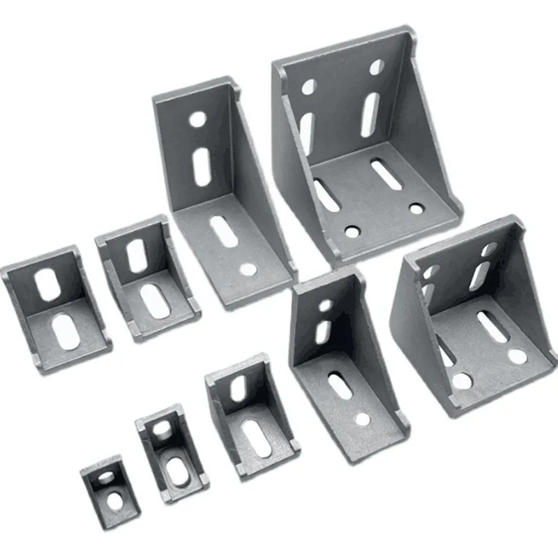 Die Cast Corner Bracket Connector for Aluminum Profiles