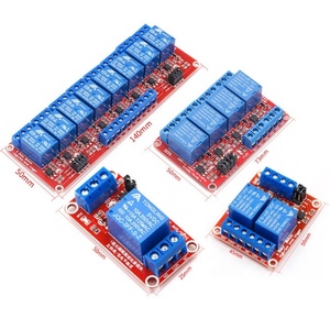 Modulo relè 5v 12v 24v 30a 1 2 4 8 canali ad alta potenza con supporto di isolamento optoaccoppiatore relè di attivazione di alto e basso livello