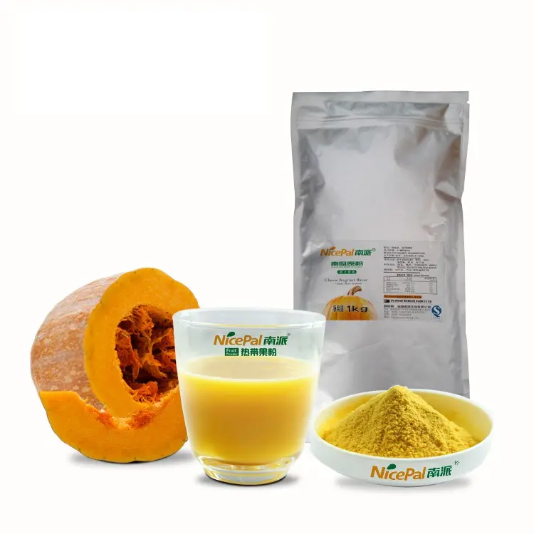 Polvere di zucca dolce concentrata su misura naturale ricca di fiber proteiche alimentari per zuppa sostitutivi del pasto babay