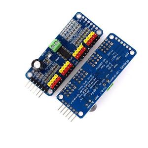 Yeni orijinal PCA9685 16 kanallı PWM/Servo/direksiyon dişlisi sürücü panosu denetleyici Robot IIC arayüzü ICs modülü