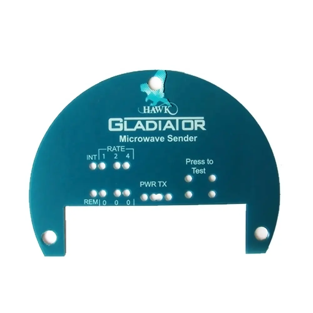 Personalizzato in rilievo tattile un tasto interruttore a membrana tastiera tastiera Pantone argento LED metallo OEM connettore in PVC pulsante cavo ZIF PET