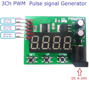 3Ch 20Hz-1MHZ Duty Cycle Frequenz einstellbarer PWM-Rechteck-Impuls signal generator - Product Image 5