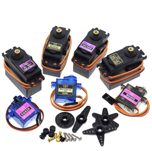 SG90 SG02R MG90S MG995 MG996 Servo Metal Gear per modello di elicottero barca per Arduino UNO braccio meccanico fai da te MG946R MG945R MG996R - Product Image 1