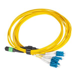 高密度MPO-LC F12Fファイバーパッチコード光ジャンパーMPOMTPパッチコードトランクケーブル - Product Image 1