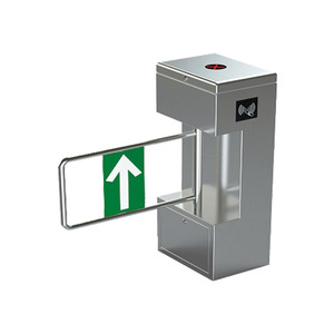 RFID di Controllo di Accesso di Impronte Digitali Motorizzato Bi-direzionale Altalena Tornello Cancelli di Sicurezza Sistema di Soluzione Per Traffico Pedonale - Product Image 3