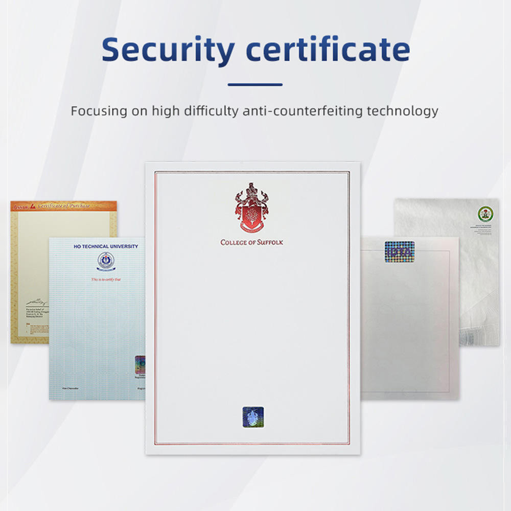 Certificat personnalisé