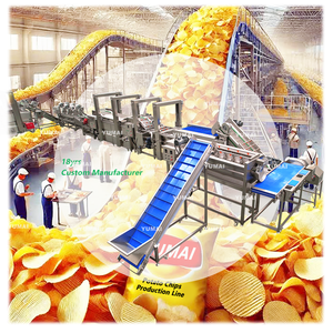 Turnkey Project Solution Industrial Fully <strong>Automatic</strong> Potato Chip Crisp Making Machine From a to Z - Product Image 1