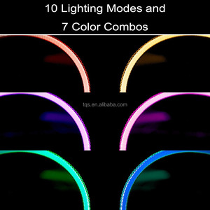 OEM özel Logo ofis Mat 4MM pürüzsüz su geçirmez yüzey LED kauçuk RGB Mouse Pad - Product Image 5