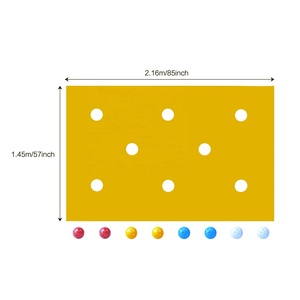 YA SHINE öğrenciler takım çalışması oyunu 85x57 inç delik muşamba ekibi bina oyunu - Product Image 6