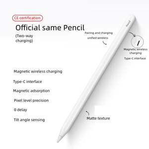 スタイラスペン、タブレット、携帯電話のタッチスクリーンペン、磁気吸引手書きペン、描画、編集。容量性ペン、 - Product Image 1