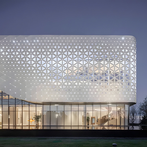 Laser geschnittenes Außengebäude Vorhang fassade Aluminium verkleidung Paneel profils ystem/gestanztes Aluminium furnier - Product Image 6