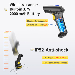 Xincode <strong>Bluetooth</strong> Qrcode Barcode <strong>Scanner</strong> Gun Wireless 1D and 2D Usb Qr <strong>Code</strong> <strong>Scanners</strong> Reader Lector Codigo Qr - Product Image 6