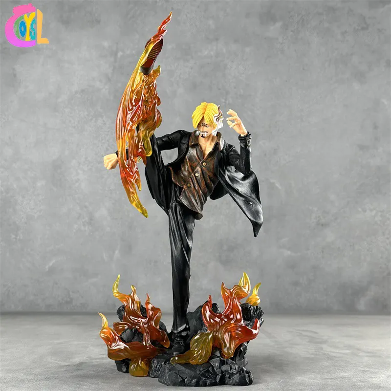 Figuras de One Pieced WF vinsmoke Sanji Chapeau De Paille Groupe Démon Vent Pieds 3 Modèle Principal jouets figurine Ornements