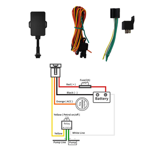 Dispositivo de seguimiento GPS de precio al por mayor, múltiples funciones, tamaño pequeño con geovalla de alta velocidad, seguimiento GPS en tiempo real con cable de 4 pines - Product Image 6