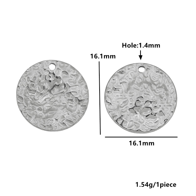 Round disc - steel color