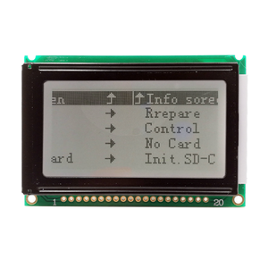 128x64 Punkte LCD-Display mit weißer Hintergrund beleuchtung grau Grafik-LCD-Display - Product Image 1