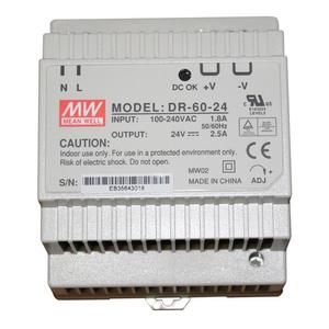 60W 5V 12V 15V 24v输出电压DR-60系列2.5A 4A 5A 6.5A轨道式小体积发光二极管开关电源变压器 - Product Image 1