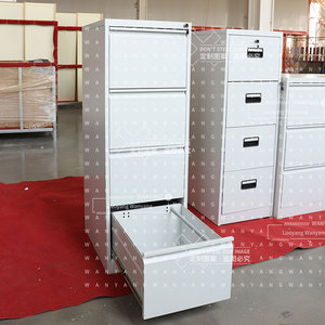 热卖抽屉立式文件柜4抽屉kd结构文件存储办公室钢 - Product Image 5