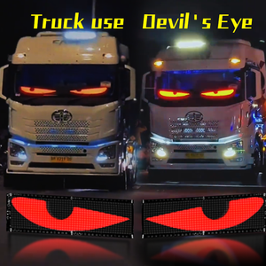 App Devil Eye programmazione di testo fai da te e modelli flessibili per auto Soft Screen Display pubblicitario per camion luce notturna a LED - Product Image 5