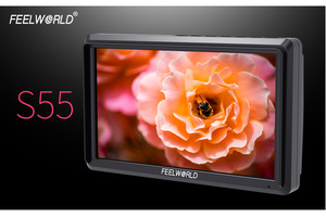 Monitor a 1280 pollici di HDMI dell'uscita dell'input di hdmi del monitor IPS 720x5.5 4K del campo della macchina fotografica di FEELWORLD S55 DSLR con l'assistenza di picco del fuoco
