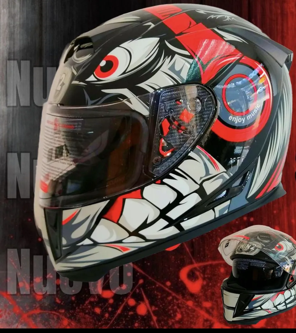 Casco de motocicleta con visera, accesorios para motocicleta, casco de media cara, casco abierto para motocicleta