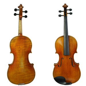 Strumenti musicali 4/4 violino fatto a mano all'ingrosso strumenti a corda europeo abete rosso retro suono potente - Product Image 1