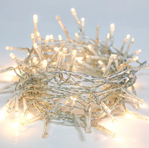 Holiday Light 10m 110V 220V Blanco cálido Led Decoración Luz Impermeable Pvc Cadena de luces - Product Image 3
