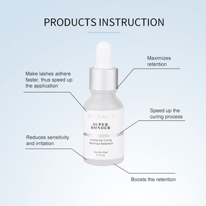 Günlük 15ml Vegan Superbonder kirpik süper Bonder özelleştirmek kirpik uzatma hızlandırmak kirpik uzatma tutkal süper Bonder - Product Image 4