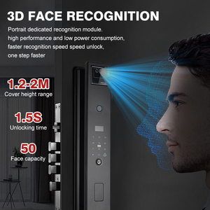 Tuya Finger Print Touch porta in legno Interior porta riconoscimento chiave serratura WiFi riconoscimento faccia Smart serratura porta - Product Image 3