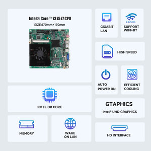Produttore Mini-ITX scheda madre con I5-3210M intel CPU con grafica GPU HD scheda madre industriale - Product Image 2