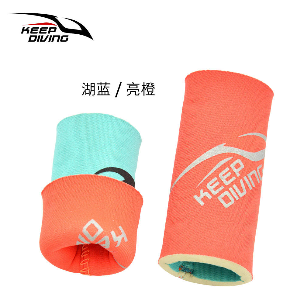 Lake Blue Bright Orange