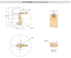 荷重4kgアームエクステンション560mmマニピュレータアセンブリ取り扱いおよびねじ用ロボットアーム - Product Image 5