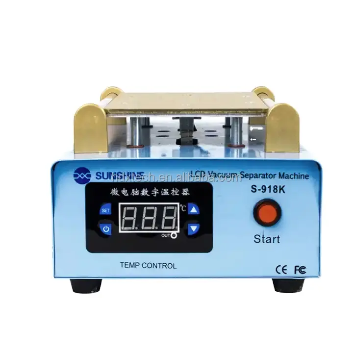 SS-918K 8.5 pollici LCD riparazione sottovuoto macchina Display vetro rimozione colla strumenti di pulizia piastra di riscaldamento