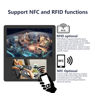 Vertikaler Dual-Screen-Ad-Player 13,3 "8" Touch Android Digital Signage-Display POE NFC für Einzelhandel geschäfte in Aufzugs restaurants - Product Image 4